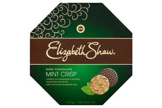 Elizabeth Shaw Dark Chocolate Mint Crisp - 175g